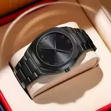 Simple Style Black Arabic Waterproof Trend sense Watch