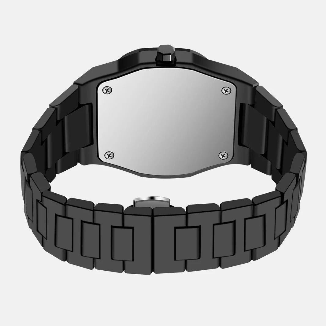 Simple Style Black Arabic Waterproof Trend sense Watch